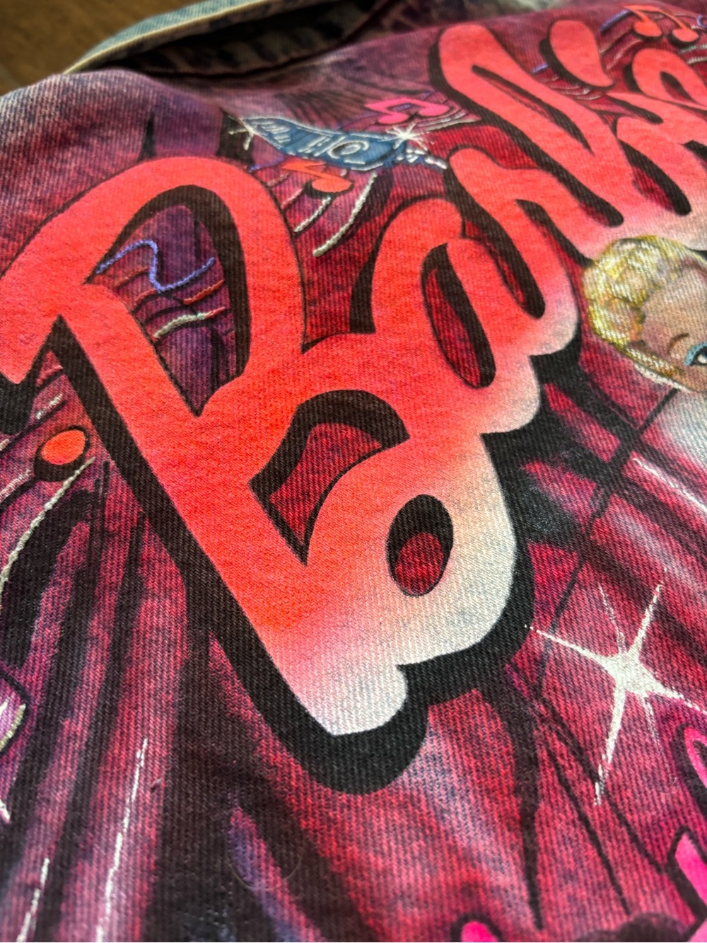 RARE Vintage Tony Alamo Barbie Solo in the Spotlight Hand Painted Denim Jacket - Picture 14 of 14